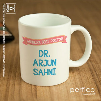 Worlds Best Doctor © Personalized Coffee Mug