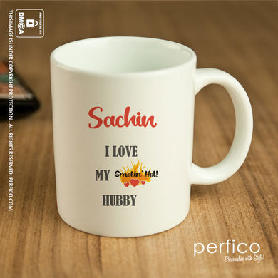 Smoking Hot Hubby © Personalized Mug for Husband