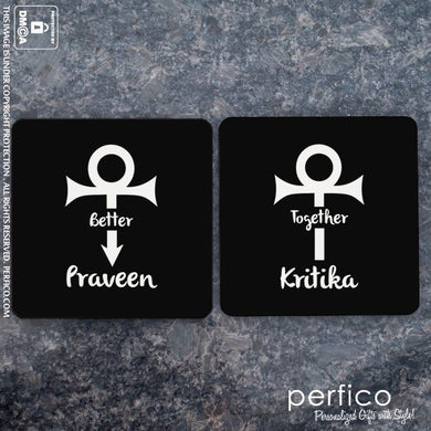 Better Together © Personalized Coasters